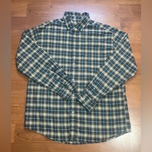CLEARWATER  Mens long sleeve Button up plaid shirt